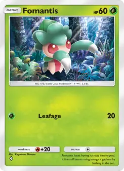 Fomantis – Carta Pokémon TCG