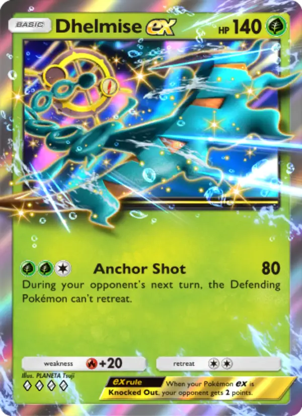 Dhelmise ex – Pokémon TCG