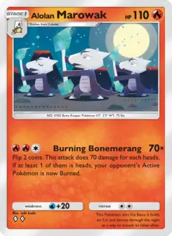 Alolan Marowak – Carta Pokémon TCG