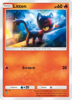 Litten – Carta Pokémon TCG