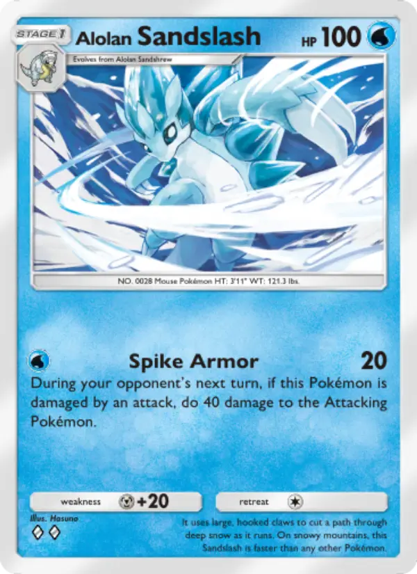 Alolan Sandslash – Pokémon TCG