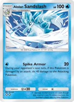 Alolan Sandslash – Carta Pokémon TCG