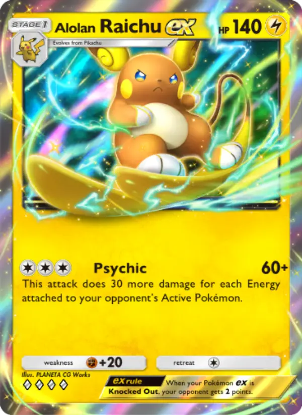 Alolan Raichu ex – Pokémon TCG