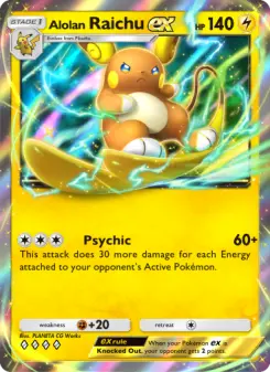 Alolan Raichu ex – Carta Pokémon TCG