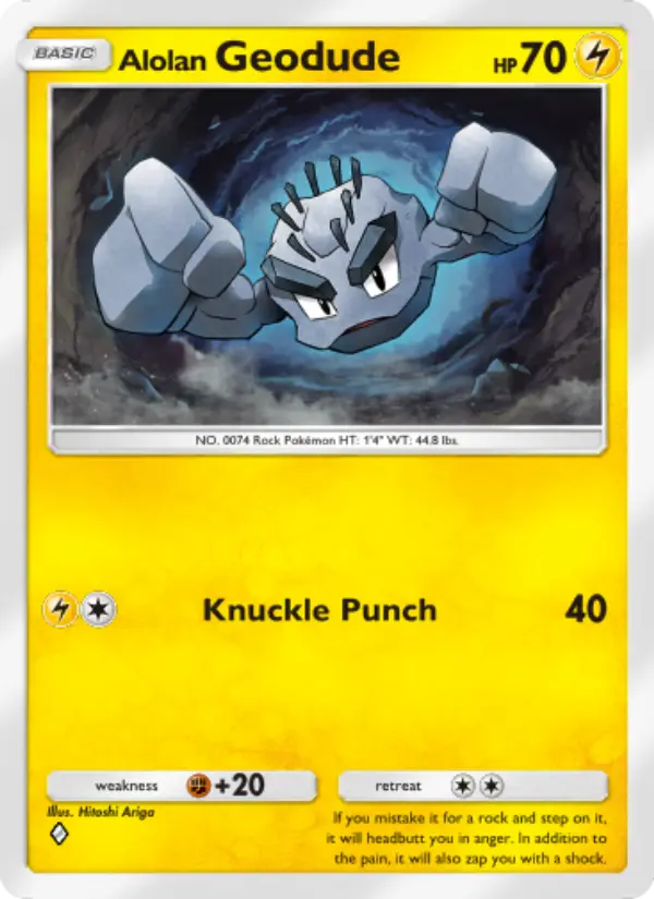 Alolan Geodude – Pokémon TCG