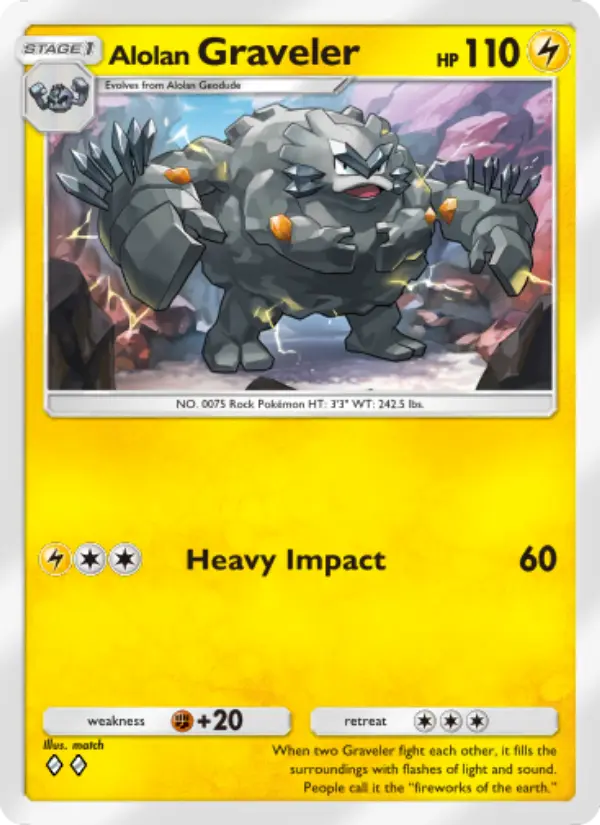 Alolan Graveler – Pokémon TCG