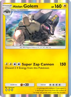 Alolan Golem – Carta Pokémon TCG