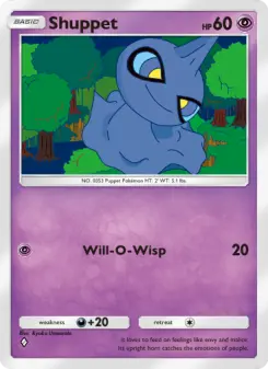 Shuppet – Carta Pokémon TCG