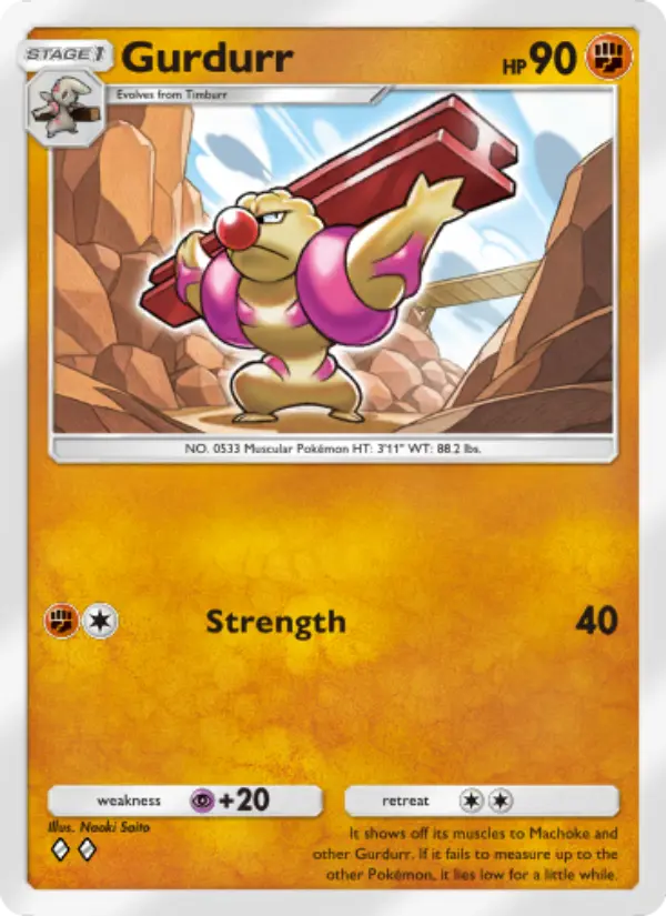Gurdurr – Pokémon TCG