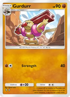 Gurdurr – Carta Pokémon TCG