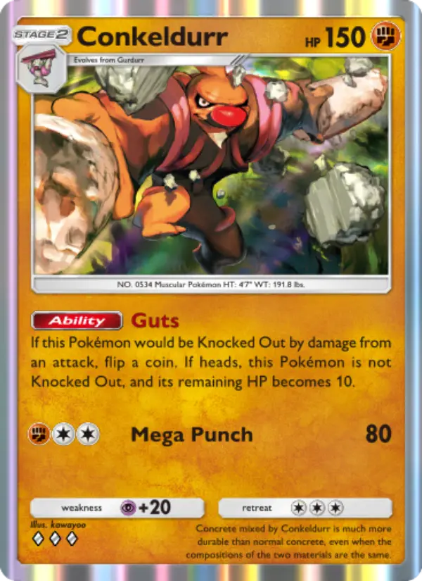 Conkeldurr – Pokémon TCG