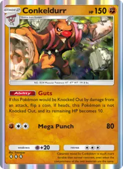 Conkeldurr – Carta Pokémon TCG