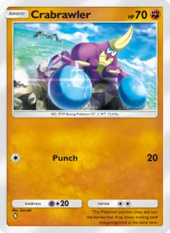 Crabrawler – Carta Pokémon TCG