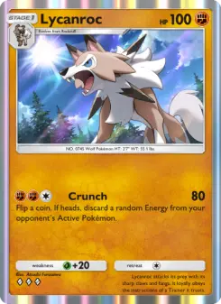 Lycanroc – Carta Pokémon TCG
