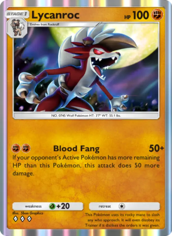 Lycanroc – Pokémon TCG