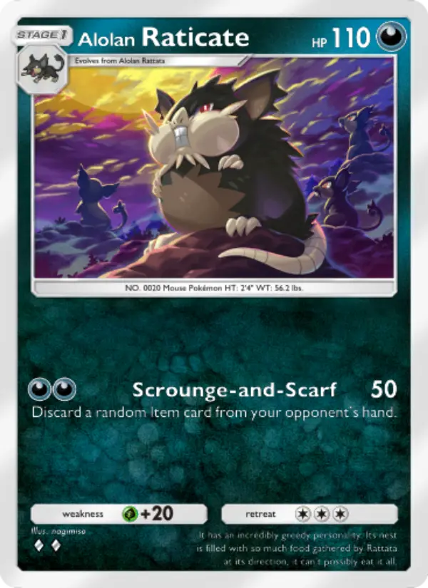 Alolan Raticate – Pokémon TCG