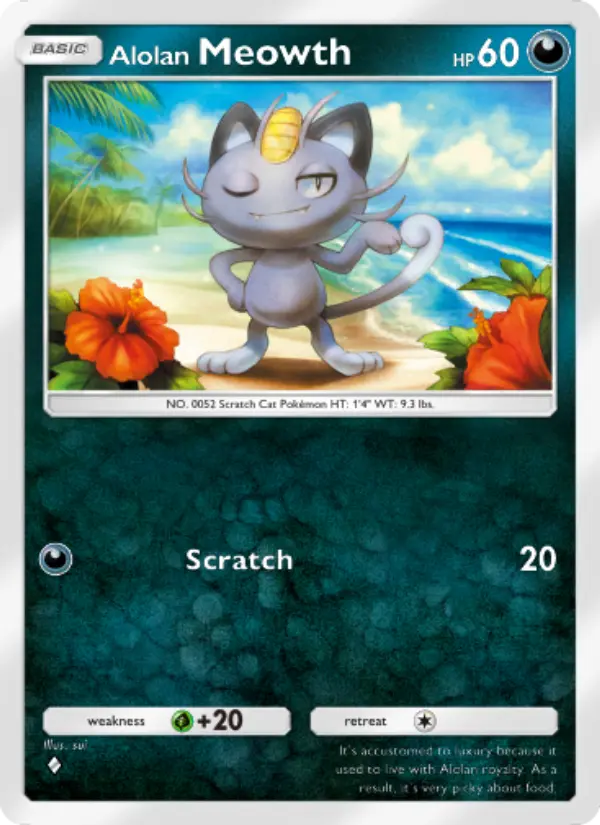 Alolan Meowth – Pokémon TCG