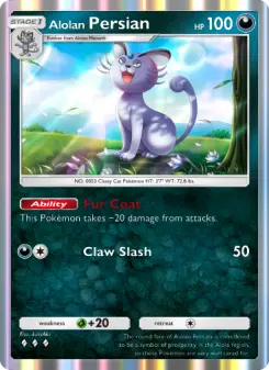 Alolan Persian – Carta Pokémon TCG