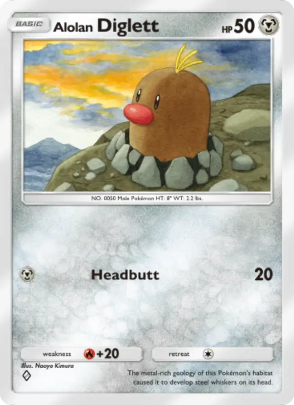 Alolan Diglett – Pokémon TCG