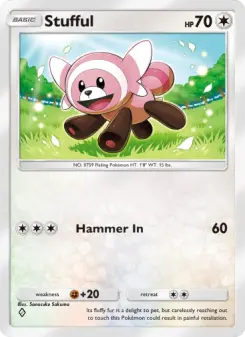 Stufful – Carta Pokémon TCG