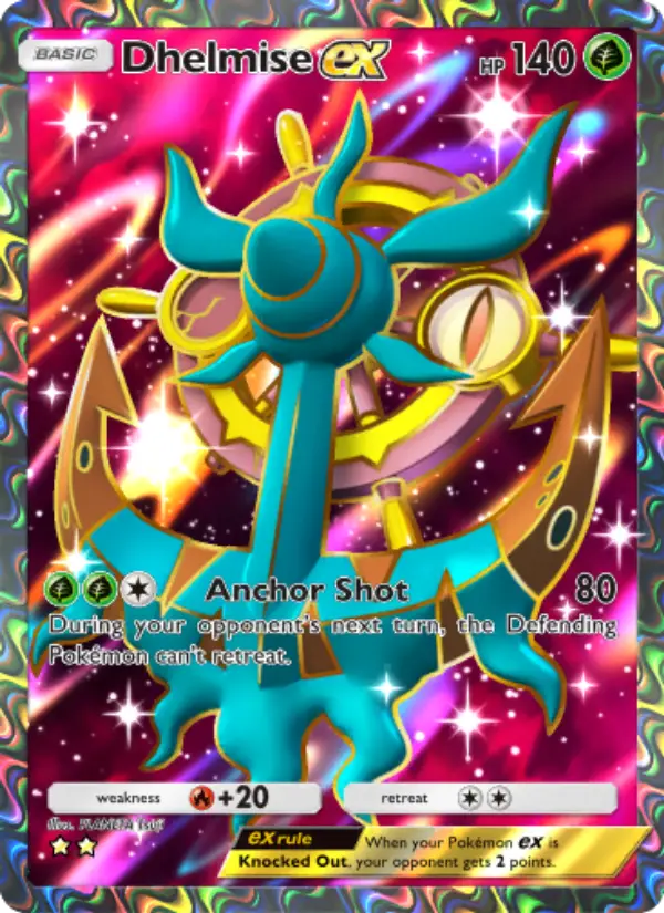 Dhelmise ex – Pokémon TCG