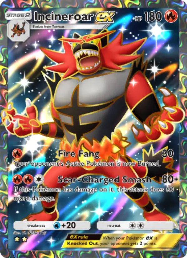 Incineroar ex – Pokémon TCG