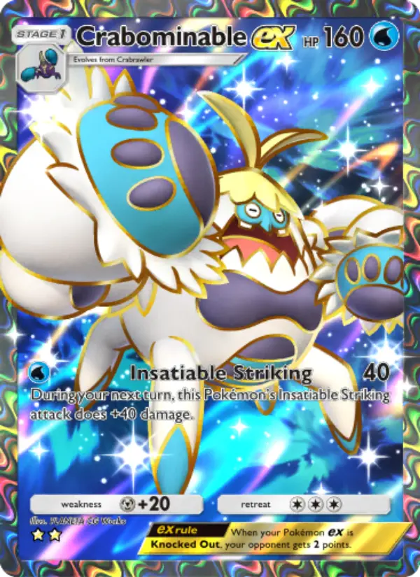 Crabominable ex – Pokémon TCG