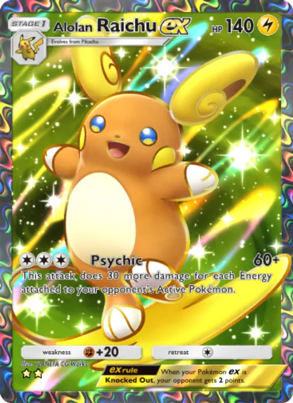 Alolan Raichu ex – Pokémon TCG