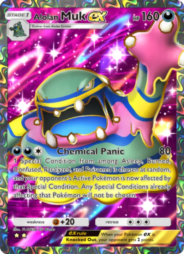 Alolan Muk ex – Pokémon TCG