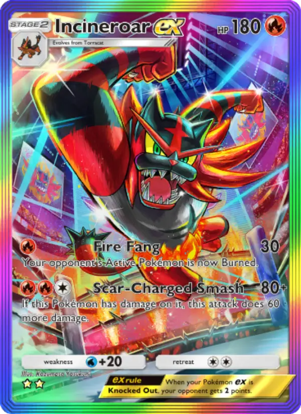 Incineroar ex – Pokémon TCG