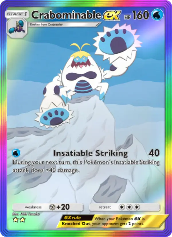 Crabominable ex – Pokémon TCG