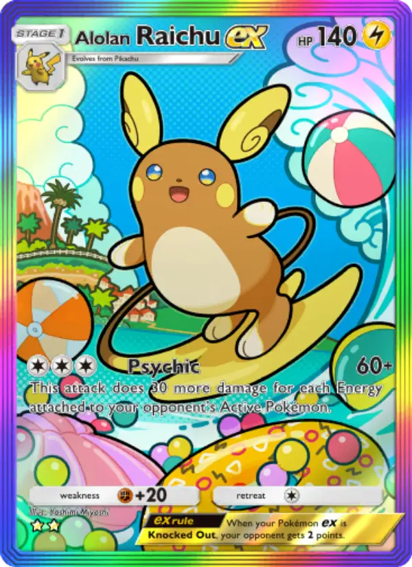 Alolan Raichu ex – Pokémon TCG