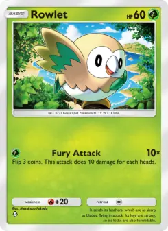 Rowlet – Carta Pokémon TCG