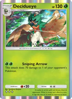 Decidueye – Carta Pokémon TCG