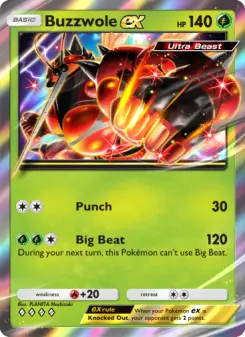 Buzzwole ex – Carta Pokémon TCG