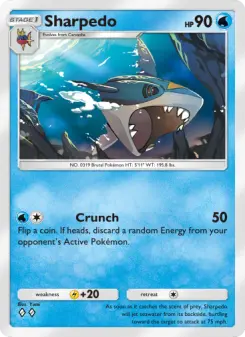 Sharpedo – Carta Pokémon TCG