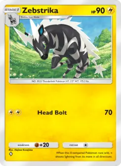 Zebstrika – Carta Pokémon TCG