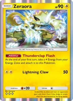 Zeraora – Carta Pokémon TCG