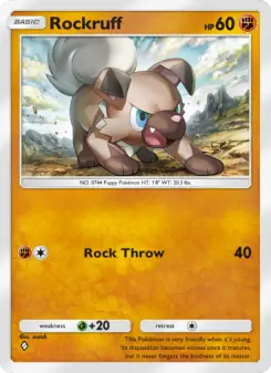 Rockruff – Carta Pokémon TCG
