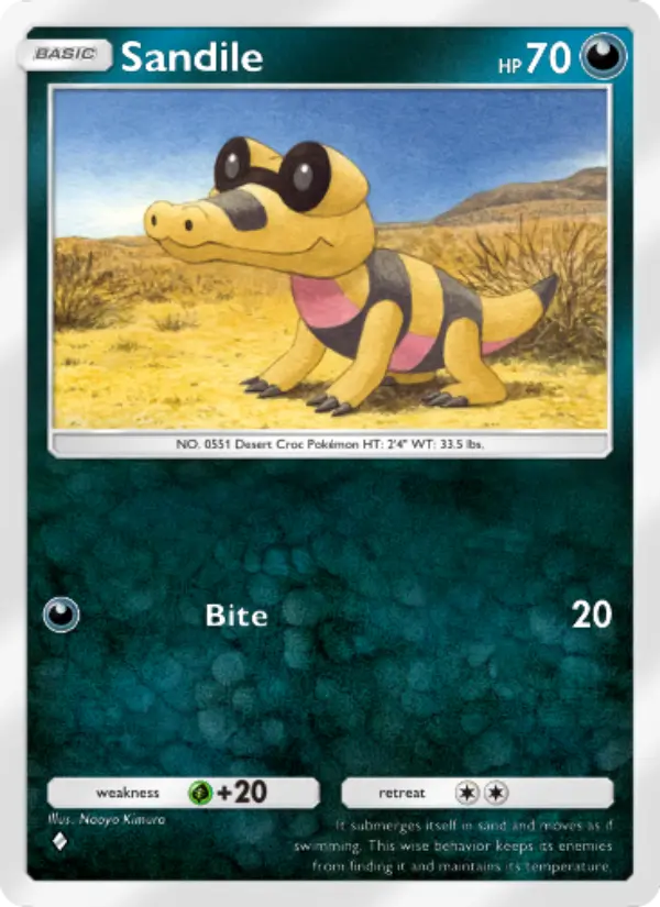 Sandile – Pokémon TCG