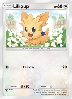 Lillipup – Carta Pokémon TCG