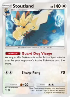 Stoutland – Carta Pokémon TCG