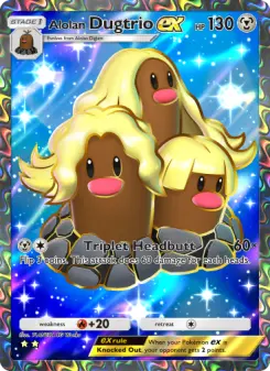 Alolan Dugtrio ex – Carta Pokémon TCG