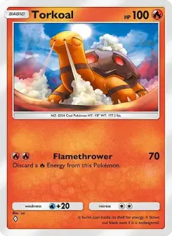 Torkoal – Carta Pokémon TCG