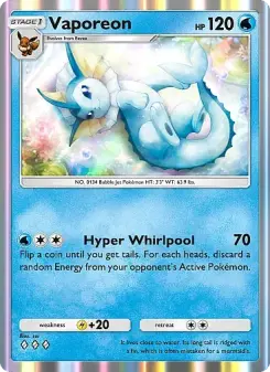Vaporeon – Carta Pokémon TCG