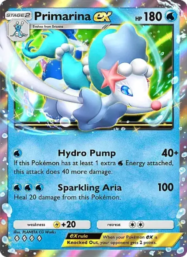 Primarina ex – Pokémon TCG