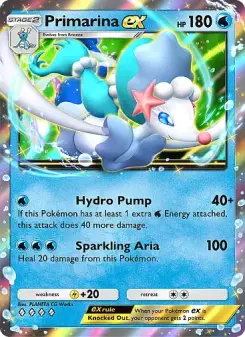 Primarina ex – Carta Pokémon TCG