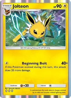 Jolteon – Carta Pokémon TCG