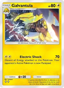 Galvantula – Carta Pokémon TCG