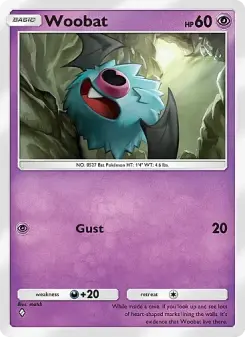 Woobat – Carta Pokémon TCG